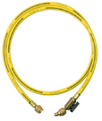 R-22用ボールバルブ付チャージングホース<br>(150cm黄)<br>25060<br>￥12,000(税抜)